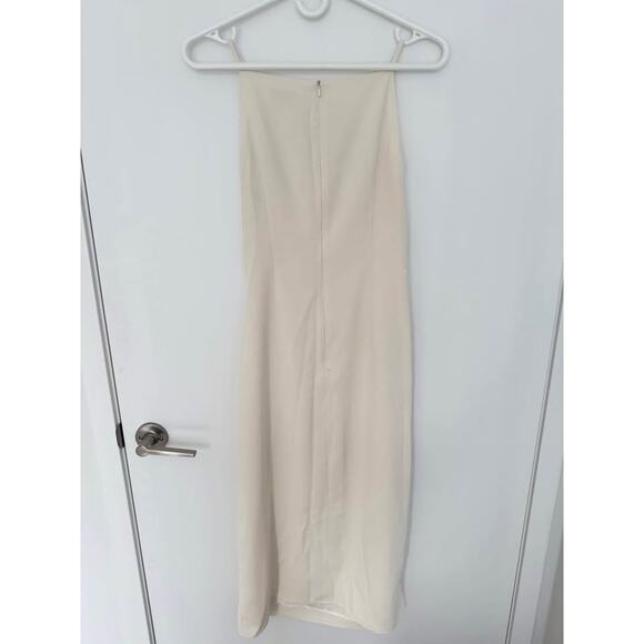 White dress, size S, high quality fabric, good for wedding & dinner party - Picture 6 of 7